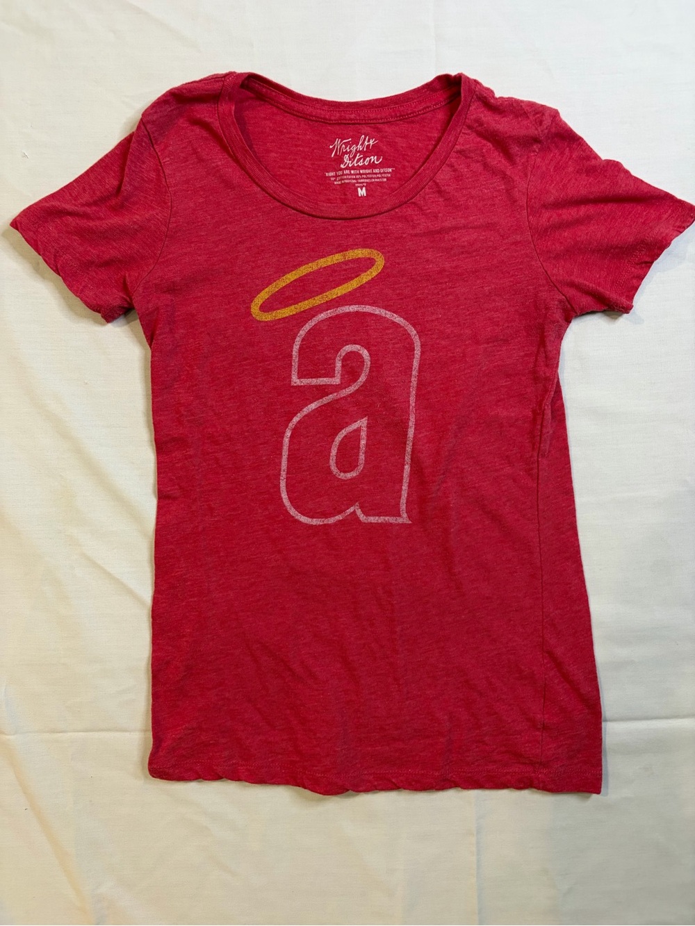 Wright & Ditson Heather Red Graphic Tee